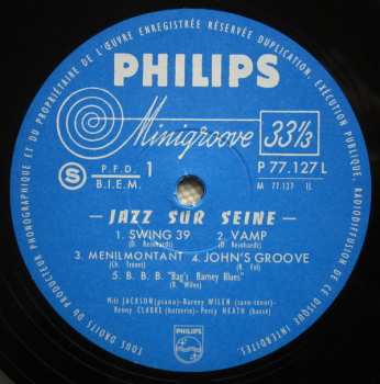 LP Kenny Clarke: Jazz Sur Seine LTD