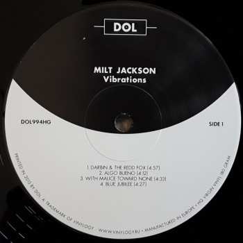 LP Milt Jackson: Vibrations DLX