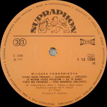 LP Miluše Voborníková: Miluška Voborníková