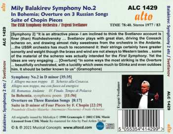 CD Russian State Symphony Orchestra: Symphony No. 2 [In Bohemia / Overture On Russian Themes / Suite of Chopin Themes