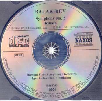 CD Russian State Symphony Orchestra: Symphony No. 2 / Russia (Symphonic Poem)
