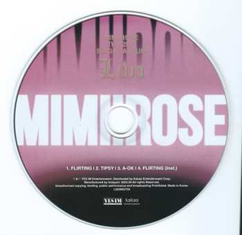 CD Mimiirose: 2nd Single Album Live