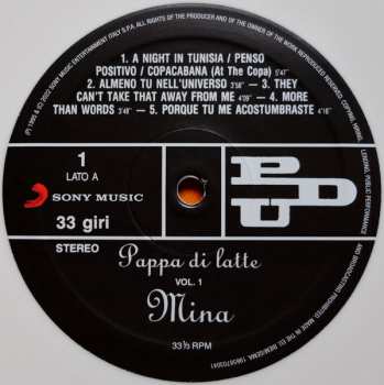 2LP Mina: Pappa Di Latte CLR | LTD