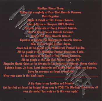 CD Mindless Sinner: The New Messiah