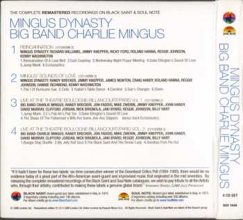 4CD/Dobozkészlet Mingus Big Band:  The Complete Remastered Recordings On Black Saint & Soul Note