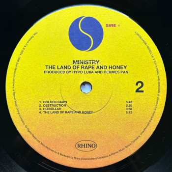 2LP Ministry: The Land Of Rape And Honey LTD | DLX