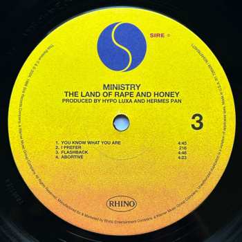 2LP Ministry: The Land Of Rape And Honey LTD | DLX