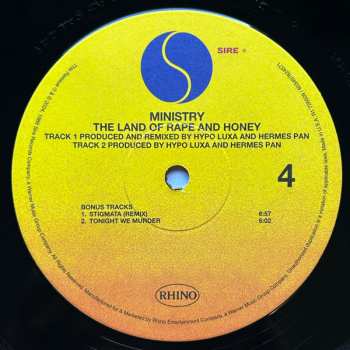 2LP Ministry: The Land Of Rape And Honey LTD | DLX