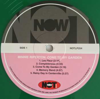 LP Minnie Riperton: Come To My Garden CLR