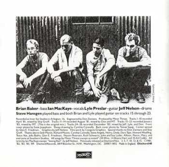 CD Minor Threat: Complete Discography
