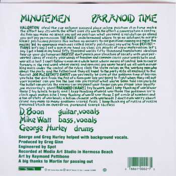 SP Minutemen: Paranoid Time