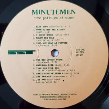 LP Minutemen: The Politics Of Time