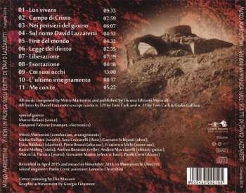 CD Mirco Mariottini: Visioni In Musica Sugli Scritti Di David Lazzaretti