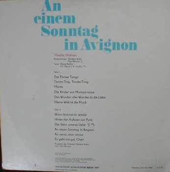 LP Mireille Mathieu: An Einem Sonntag In Avignon