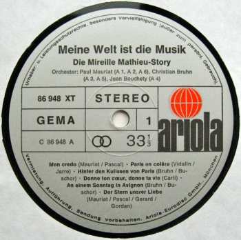 2LP Mireille Mathieu: Meine Welt Ist Die Musik - Die Mireille Mathieu-Story