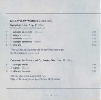 CD Deutsche Kammerphilharmonie Bremen: Symphonies Nos. 3 & 7 / Flute Concerto No. 1