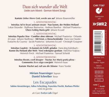 CD Miriam Feuersinger: Dass Sich Wunder Alle Welt - Lieder Zum Advent • German Advent Songs