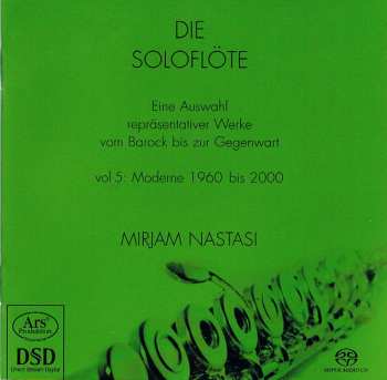 Album Mirjam Nastasi: Die Soloflöte – Vol 5: Moderne 1960 Bis 2000