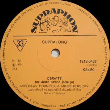 LP Miroslav Horníček: Obraťte! (Na Druhé Straně Jsem Já)