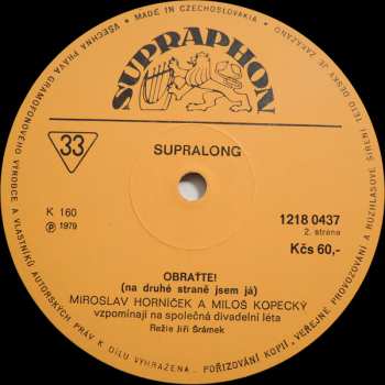 LP Miroslav Horníček: Obraťte! (Na Druhé Straně Jsem Já)