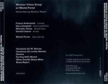 CD Miroslav Vitous Group: Remembering Weather Report