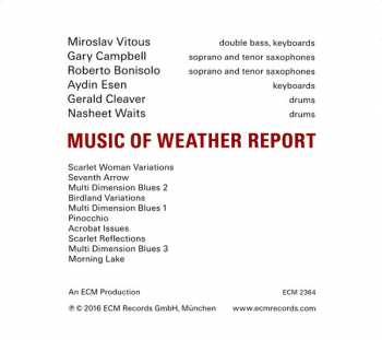 CD Miroslav Vitous: Music Of Weather Report
