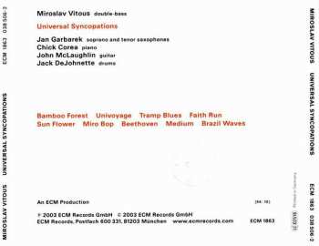 CD Miroslav Vitous: Universal Syncopations