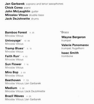 CD Miroslav Vitous: Universal Syncopations