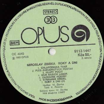 LP Miroslav Žbirka: Roky A Dni