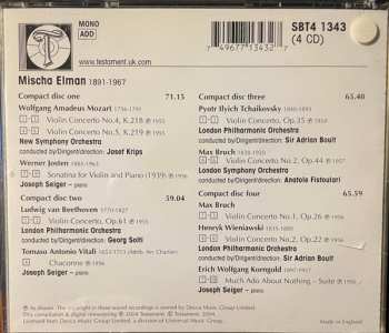 4CD/Dobozkészlet Ludwig van Beethoven: Violin Concertos: The Complete Decca Recordings, Vol.I 