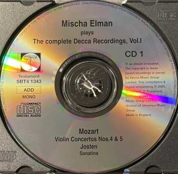 4CD/Dobozkészlet Ludwig van Beethoven: Violin Concertos: The Complete Decca Recordings, Vol.I 