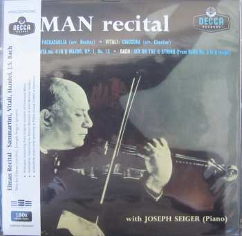 LP Mischa Elman: Elman Recital