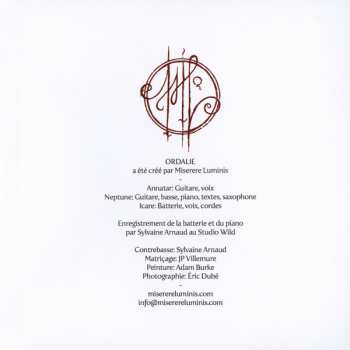 CD Miserere Luminis: Ordalie