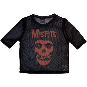 Merch Misfits: Női Crop Top Orange Logo Misfits & Skull