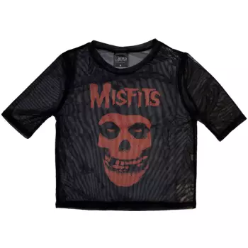 Női Crop Top Orange Logo Misfits & Skull