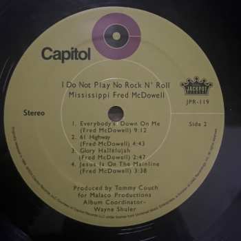 LP Fred McDowell: I Do Not Play No Rock 'N' Roll