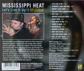 CD Mississippi Heat: Let's Live It Up!