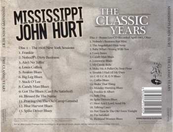 2CD Mississippi John Hurt: The Classic Years