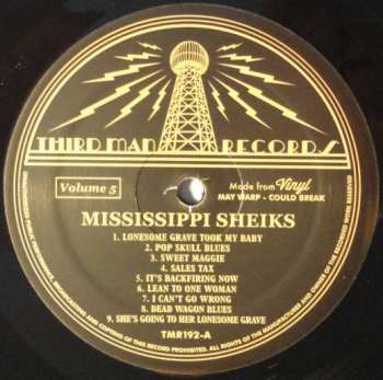 LP Mississippi Sheiks: Complete Recorded Works Presented In Chronological Order Volume 5