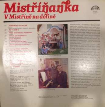 LP Mistříňanka: V Mistříně Na Dolině