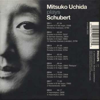 8CD/Dobozkészlet Franz Schubert: Mitsuko Uchida Plays Schubert
