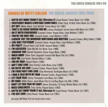 CD Mitty Collier: Shades Of Mitty Collier : The Chess Singles 1961-1968