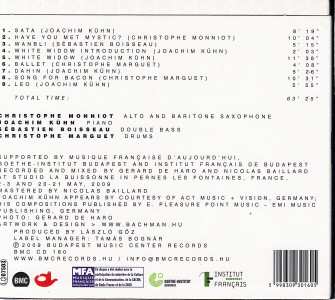 CD MKMB: Émotions Homogènes