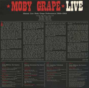 2LP Moby Grape: Live (Historic Live Moby Grape Performances 1966-1969)