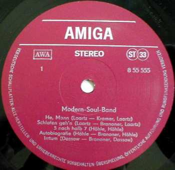 LP Modern Soul Band: Modern Soul Band