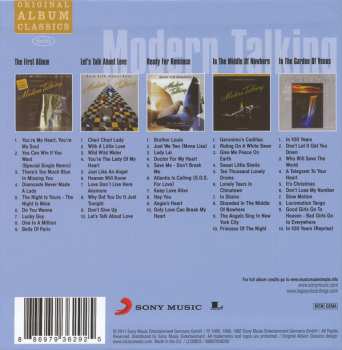5CD/Dobozkészlet Modern Talking: Original Album Classics