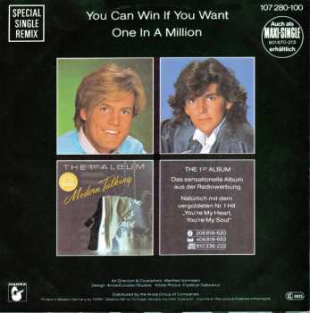 SP Modern Talking: You Can Win If You Want (Special Single Remix)