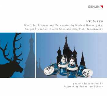 CD Sergei Prokofiev: Pictures (Music For 8 Horns And Percussion) DIGI