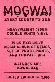 3LP/CD/Dobozkészlet Mogwai: Every Country's Sun DLX | LTD | CLR