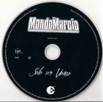 2LP Mondo Marcio: Solo Un Uomo (xx Anniversary) - Ltd Clear Vinyl